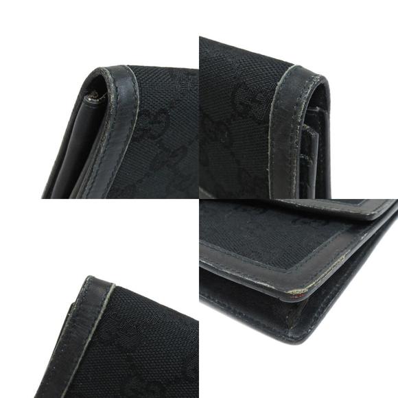 Gucci GG Sherry Line Accessory Pouch Canvas Black - Picture 9 of 10